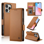 Capa para telemóvel em pele fosca magnética com fivela lateral, Para iPhone 16 Pro, Para iPhone 16 Plus, Para iPhone 16, Para iPhone 15 Pro Max, Para iPhone 15 Pro, Para iPhone 15 Plus