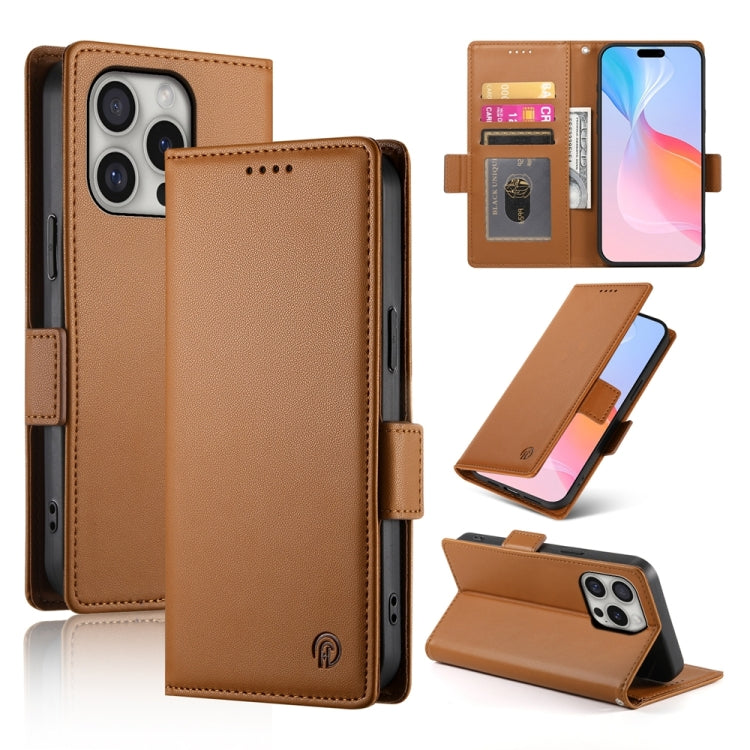 Capa para telemóvel em pele fosca magnética com fivela lateral, Para iPhone 16 Pro, Para iPhone 16 Plus, Para iPhone 16, Para iPhone 15 Pro Max, Para iPhone 15 Pro, Para iPhone 15 Plus