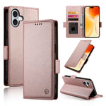 Capa para telemóvel em pele fosca magnética com fivela lateral, Para iPhone 16 Pro, Para iPhone 16 Plus, Para iPhone 16, Para iPhone 15 Pro Max, Para iPhone 15 Pro, Para iPhone 15 Plus