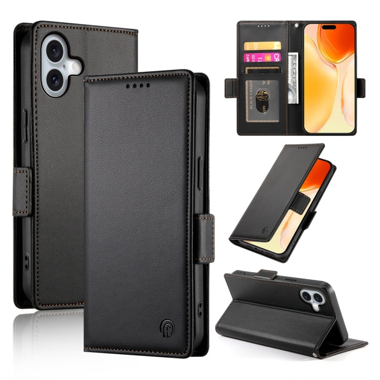 Capa para telemóvel em pele fosca magnética com fivela lateral, Para iPhone 16 Pro, Para iPhone 16 Plus, Para iPhone 16, Para iPhone 15 Pro Max, Para iPhone 15 Pro, Para iPhone 15 Plus