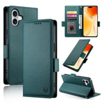 Capa para telemóvel em pele fosca magnética com fivela lateral, Para iPhone 16 Pro, Para iPhone 16 Plus, Para iPhone 16, Para iPhone 15 Pro Max, Para iPhone 15 Pro, Para iPhone 15 Plus