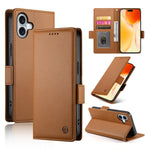 Capa para telemóvel em pele fosca magnética com fivela lateral, Para iPhone 16 Pro, Para iPhone 16 Plus, Para iPhone 16, Para iPhone 15 Pro Max, Para iPhone 15 Pro, Para iPhone 15 Plus