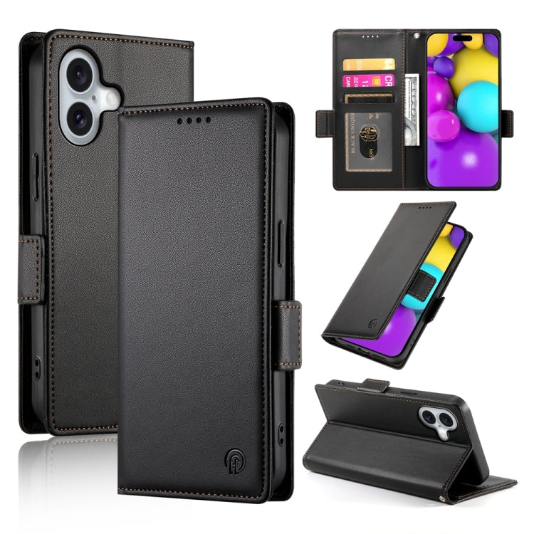 Capa para telemóvel em pele fosca magnética com fivela lateral, Para iPhone 16 Pro, Para iPhone 16 Plus, Para iPhone 16, Para iPhone 15 Pro Max, Para iPhone 15 Pro, Para iPhone 15 Plus