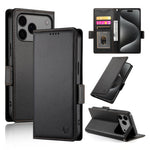 Capa para telemóvel em pele fosca magnética com fivela lateral, Para iPhone 17e / 16e, Para iPhone 17 Pro Max, Para iPhone 17 Pro, Para iPhone 17, Para iPhone Air, Para iPhone 16 Pro Max