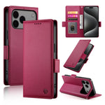 Capa para telemóvel em pele fosca magnética com fivela lateral, Para iPhone 17e / 16e, Para iPhone 17 Pro Max, Para iPhone 17 Pro, Para iPhone 17, Para iPhone Air, Para iPhone 16 Pro Max