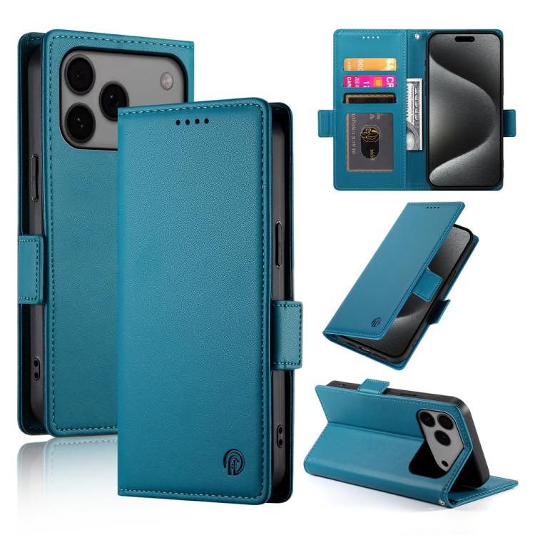 Capa para telemóvel em pele fosca magnética com fivela lateral, Para iPhone 17e / 16e, Para iPhone 17 Pro Max, Para iPhone 17 Pro, Para iPhone 17, Para iPhone Air, Para iPhone 16 Pro Max