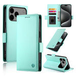 Capa para telemóvel em pele fosca magnética com fivela lateral, Para iPhone 17e / 16e, Para iPhone 17 Pro Max, Para iPhone 17 Pro, Para iPhone 17, Para iPhone Air, Para iPhone 16 Pro Max