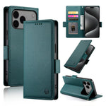 Capa para telemóvel em pele fosca magnética com fivela lateral, Para iPhone 17e / 16e, Para iPhone 17 Pro Max, Para iPhone 17 Pro, Para iPhone 17, Para iPhone Air, Para iPhone 16 Pro Max