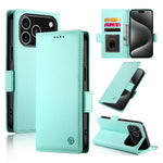 Capa para telemóvel em pele fosca magnética com fivela lateral, Para iPhone 17e / 16e, Para iPhone 17 Pro Max, Para iPhone 17 Pro, Para iPhone 17, Para iPhone Air, Para iPhone 16 Pro Max