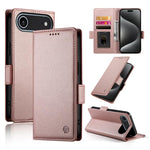 Capa para telemóvel em pele fosca magnética com fivela lateral, Para iPhone 17e / 16e, Para iPhone 17 Pro Max, Para iPhone 17 Pro, Para iPhone 17, Para iPhone Air, Para iPhone 16 Pro Max