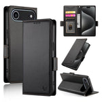 Capa para telemóvel em pele fosca magnética com fivela lateral, Para iPhone 17e / 16e, Para iPhone 17 Pro Max, Para iPhone 17 Pro, Para iPhone 17, Para iPhone Air, Para iPhone 16 Pro Max