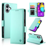 Capa para telemóvel em pele fosca magnética com fivela lateral, Para iPhone 17e / 16e, Para iPhone 17 Pro Max, Para iPhone 17 Pro, Para iPhone 17, Para iPhone Air, Para iPhone 16 Pro Max