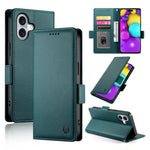Capa para telemóvel em pele fosca magnética com fivela lateral, Para iPhone 17e / 16e, Para iPhone 17 Pro Max, Para iPhone 17 Pro, Para iPhone 17, Para iPhone Air, Para iPhone 16 Pro Max
