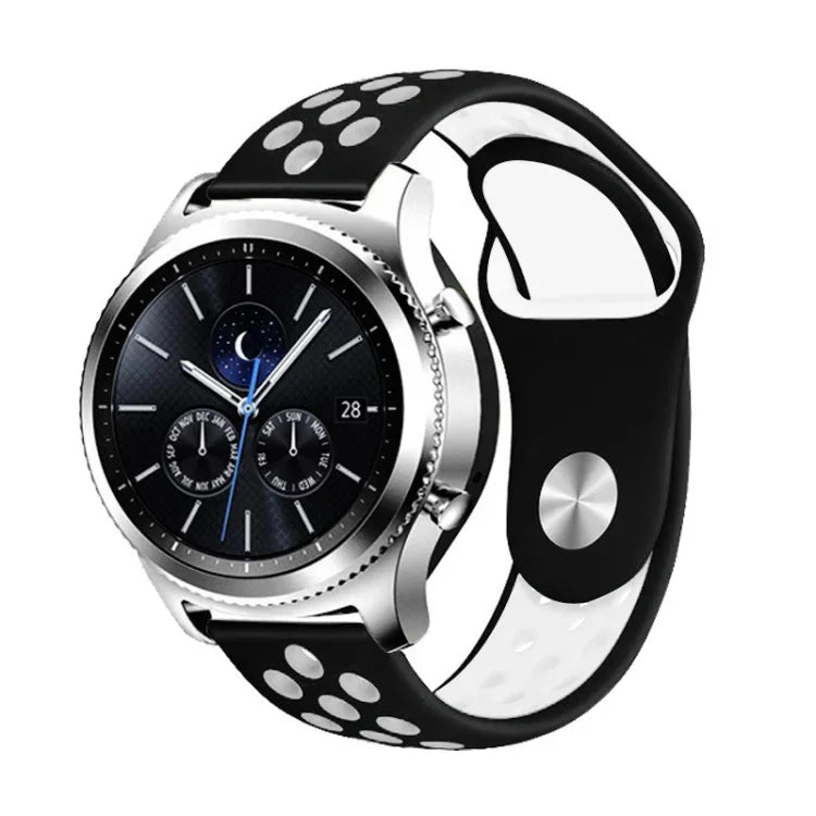 Correia de Substituição de Silicone Bicolor 22mm para Smasung Gear S4 Active