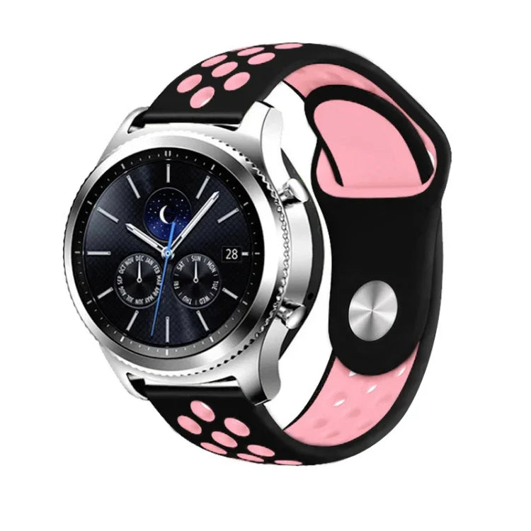 Correia de Substituição de Silicone Bicolor 22mm para Smasung Gear S4 Active