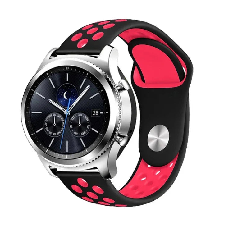 Correia de Substituição de Silicone Bicolor 22mm para Smasung Gear S4 Active
