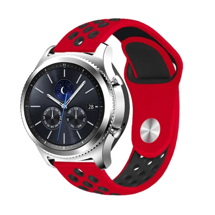 Correia de Substituição de Silicone Bicolor 22mm para Smasung Gear S4 Active