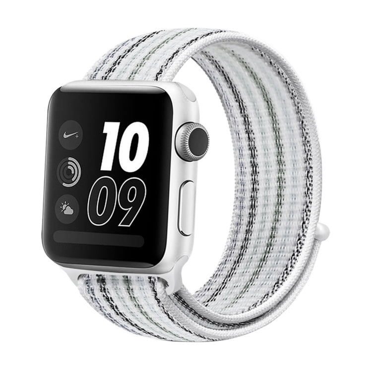 Pulseira de Nylon Loop, Para Apple Watch Series 8&7 41mm / SE 2&6&SE&5&4 40mm / 3&2&1 38mm, Para Apple Watch Ultra 49mm / Series 8&7 45mm / SE 2&6&SE&5&4 44mm / 3&2&1 42mm, Para Apple Watch Series 7 45mm / 6 & SE & 5 & 4 44mm / 3 & 2 & 1 42mm