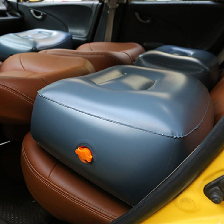 Universal Car Travel Inflatable Stool, Z2 PVC Trapezoidal Inflatable Stool, Z4 PVC Small Square Stool, Z44Q1 2xSmall Square Stool + Car Pump