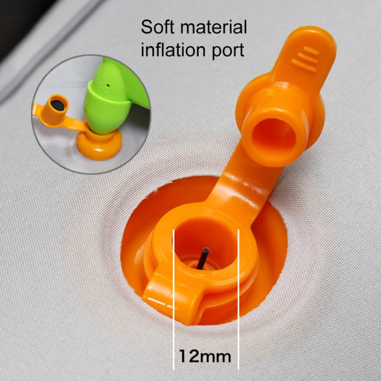 Universal Car Travel Inflatable Stool, Z2 PVC Trapezoidal Inflatable Stool, Z4 PVC Small Square Stool, Z44Q1 2xSmall Square Stool + Car Pump