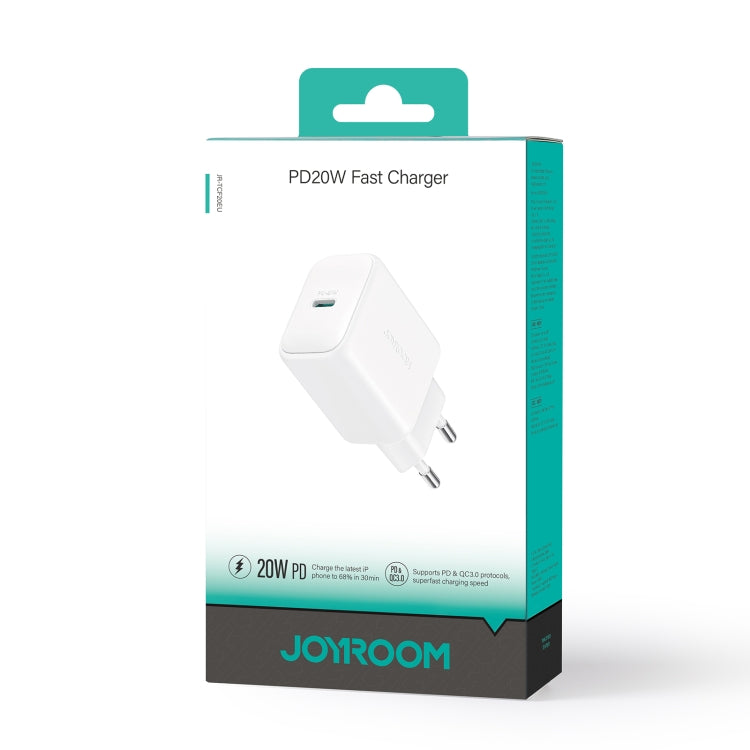JOYROOM JR-TCF20 Carregador PD20W USB-C / Tipo-C, Ficha UE