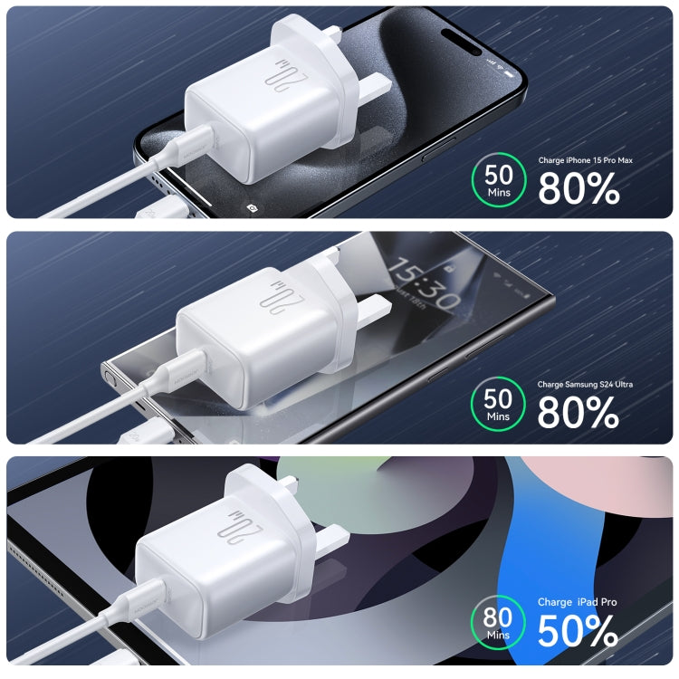 JOYROOM JR-TCF20 Carregador PD20W USB-C / Tipo-C, Ficha Reino Unido