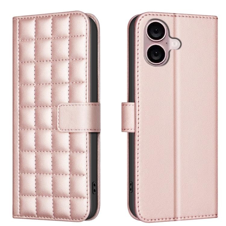 Capa para telemóvel em pele com textura quadrada, Para iPhone 17e / 16e, Para iPhone 17 Pro Max, Para iPhone 16 Pro Max, Para iPhone 16 Pro, Para iPhone 16 Plus, Para iPhone 16, Para iPhone 15 Pro Max, Para iPhone 15 Pro