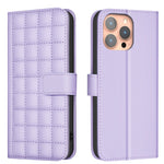 Capa para telemóvel em pele com textura quadrada, Para iPhone 17e / 16e, Para iPhone 17 Pro Max, Para iPhone 16 Pro Max, Para iPhone 16 Pro, Para iPhone 16 Plus, Para iPhone 16, Para iPhone 15 Pro Max, Para iPhone 15 Pro
