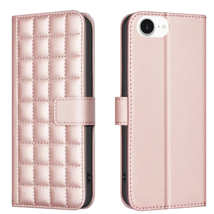Capa para telemóvel em pele com textura quadrada, Para iPhone 17e / 16e, Para iPhone 17 Pro Max, Para iPhone 16 Pro Max, Para iPhone 16 Pro, Para iPhone 16 Plus, Para iPhone 16, Para iPhone 15 Pro Max, Para iPhone 15 Pro