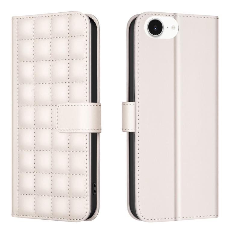 Capa para telemóvel em pele com textura quadrada, Para iPhone 17e / 16e, Para iPhone 17 Pro Max, Para iPhone 16 Pro Max, Para iPhone 16 Pro, Para iPhone 16 Plus, Para iPhone 16, Para iPhone 15 Pro Max, Para iPhone 15 Pro