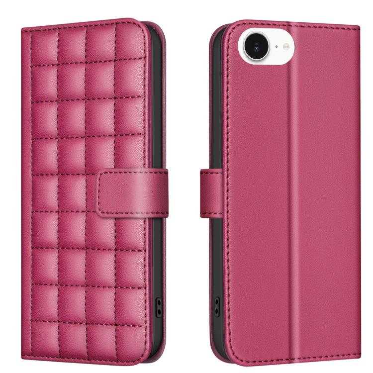 Capa para telemóvel em pele com textura quadrada, Para iPhone 17e / 16e, Para iPhone 17 Pro Max, Para iPhone 16 Pro Max, Para iPhone 16 Pro, Para iPhone 16 Plus, Para iPhone 16, Para iPhone 15 Pro Max, Para iPhone 15 Pro