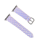 Bracelete de Substituição com Textura de Escama de Peixe Brilhante Descolorida, Para Apple Watch 5 & 4 40mm / 3 & 2 & 1 38mm, Para Apple Watch 5 & 4 44mm / 3 & 2 & 1 42mm