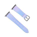 Bracelete de Substituição com Textura de Escama de Peixe Brilhante Descolorida, Para Apple Watch 5 & 4 40mm / 3 & 2 & 1 38mm, Para Apple Watch 5 & 4 44mm / 3 & 2 & 1 42mm
