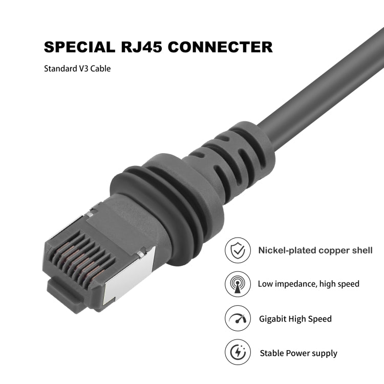 Cabo Ethernet Dedicado para Satélite para Starlink Gen 3 Ativado, 9.2m, 23m, 30.5m, 46m