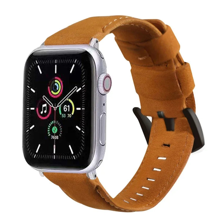 Bracelete de Substituição em Pele Genuína, Para Apple Watch 5 & 4 40mm / 3 & 2 & 1 38mm, Para Apple Watch 5 & 4 44mm / 3 & 2 & 1 42mm
