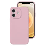 Precise Hole Liquid Silicone Jelly Color Full Coverage Phone Case, For iPhone 12