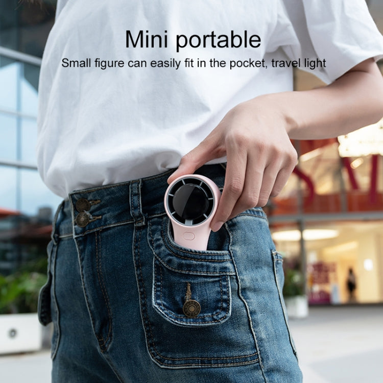 Ventoinha portátil mini com ecrã digital HD N606 Pro