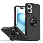Capa para telemóvel Q Shadow 1 Series TPU + PC com anel, para iPhone 16 Pro, para iPhone 16 Plus, para iPhone 15 Pro Max, para iPhone 15 Pro, para iPhone 15 Plus, para iPhone 15