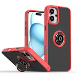 Capa para telemóvel Q Shadow 1 Series TPU + PC com anel, para iPhone 16 Pro, para iPhone 16 Plus, para iPhone 15 Pro Max, para iPhone 15 Pro, para iPhone 15 Plus, para iPhone 15