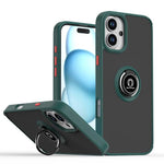 Capa para telemóvel Q Shadow 1 Series TPU + PC com anel, para iPhone 16 Pro, para iPhone 16 Plus, para iPhone 15 Pro Max, para iPhone 15 Pro, para iPhone 15 Plus, para iPhone 15