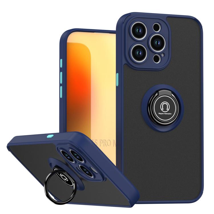 Capa para telemóvel Q Shadow 1 Series TPU + PC com anel, para iPhone 16 Pro, para iPhone 16 Plus, para iPhone 15 Pro Max, para iPhone 15 Pro, para iPhone 15 Plus, para iPhone 15