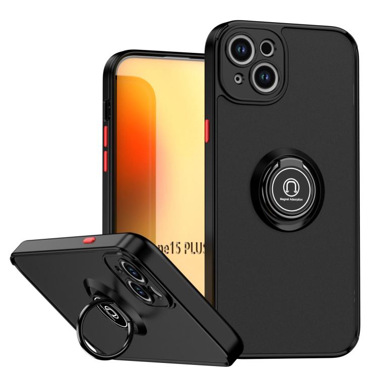 Capa para telemóvel Q Shadow 1 Series TPU + PC com anel, para iPhone 16 Pro, para iPhone 16 Plus, para iPhone 15 Pro Max, para iPhone 15 Pro, para iPhone 15 Plus, para iPhone 15