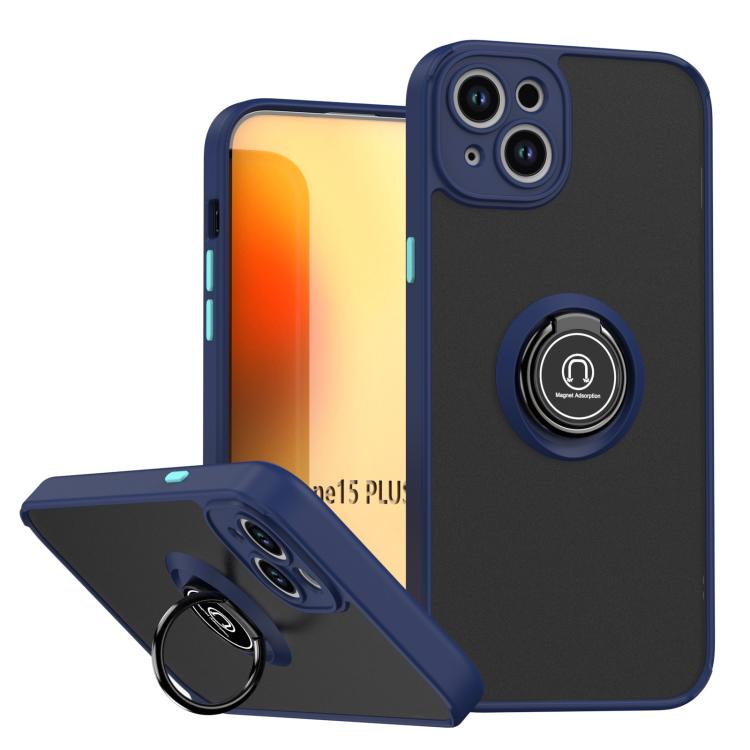 Capa para telemóvel Q Shadow 1 Series TPU + PC com anel, para iPhone 16 Pro, para iPhone 16 Plus, para iPhone 15 Pro Max, para iPhone 15 Pro, para iPhone 15 Plus, para iPhone 15
