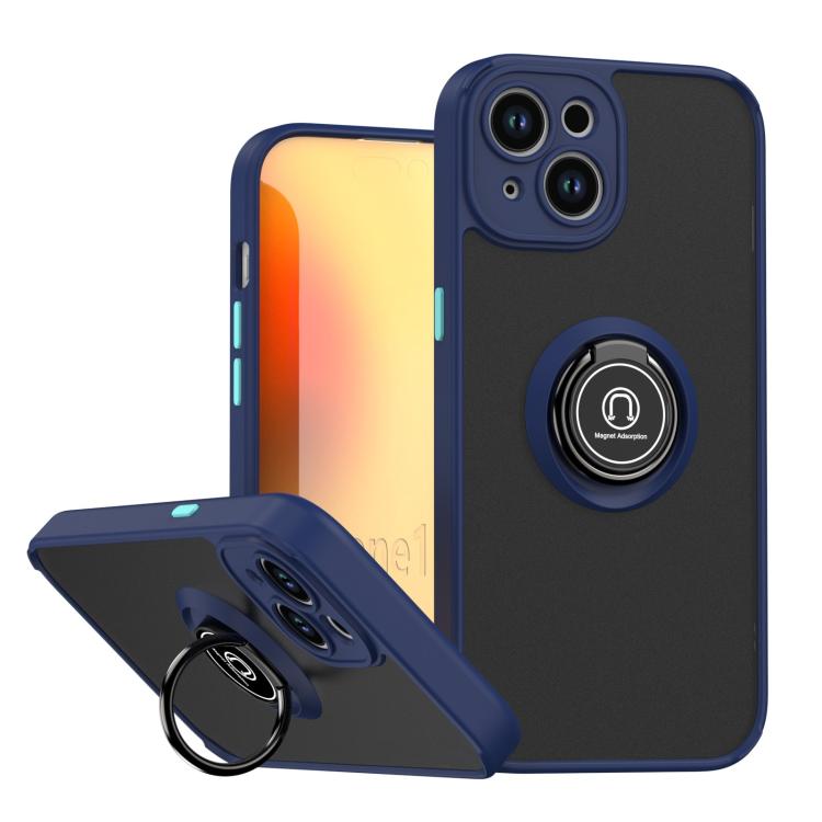 Capa para telemóvel Q Shadow 1 Series TPU + PC com anel, para iPhone 16 Pro, para iPhone 16 Plus, para iPhone 15 Pro Max, para iPhone 15 Pro, para iPhone 15 Plus, para iPhone 15