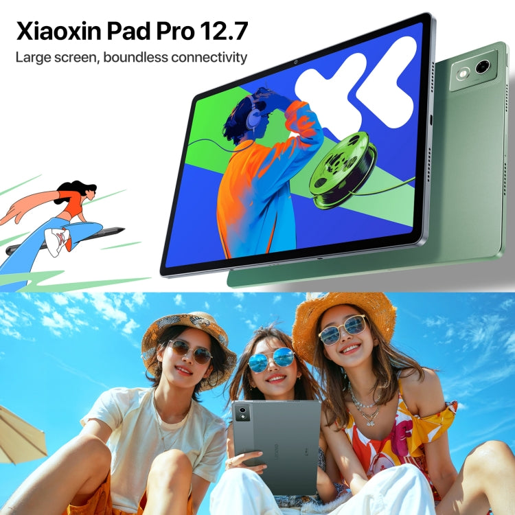 Lenovo Xiaoxin Pad Pro Tablet WiFi 12,7 polegadas 2025, ZUI 16, MediaTek Dimensity 8300 Octa Core, Suporte a Impressão Digital e Reconhecimento Facial, 8GB+128GB, 8GB+256GB, 12GB+256GB