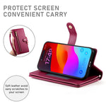 Carteira com fecho e nove compartimentos para cartões, capa de couro para telemóvel, para iPhone 17 Pro Max, para iPhone 17 Pro, para iPhone 17, para iPhone Air, para iPhone 16e, para iPhone 16 Pro Max, para iPhone 16 Pro, para iPhone 16 Plus