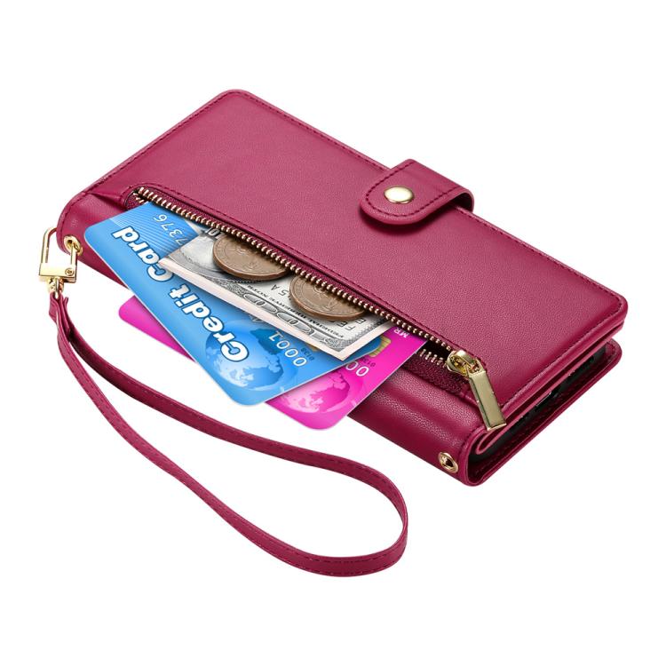 Carteira com fecho e nove compartimentos para cartões, capa de couro para telemóvel, para iPhone 17 Pro Max, para iPhone 17 Pro, para iPhone 17, para iPhone Air, para iPhone 16e, para iPhone 16 Pro Max, para iPhone 16 Pro, para iPhone 16 Plus