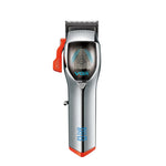 VGR V-647 Máquina de Cortar Cabelo Elétrica Magnética Motor LED USB 5W com Ecrã Digital