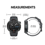Relógio Inteligente Zeblaze Ares 3 Plus de 1,43 polegadas para Fitness e Bem-Estar Suporta Monitorização de Saúde 24H
