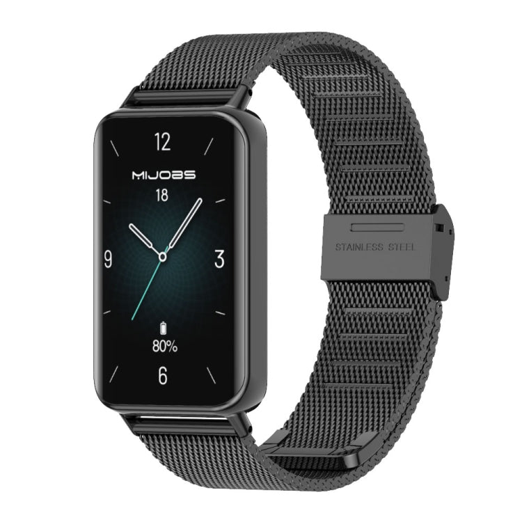MIJOBS Milan Buckle Stainless Steel Watch Band, For Honor Band 10 / 9